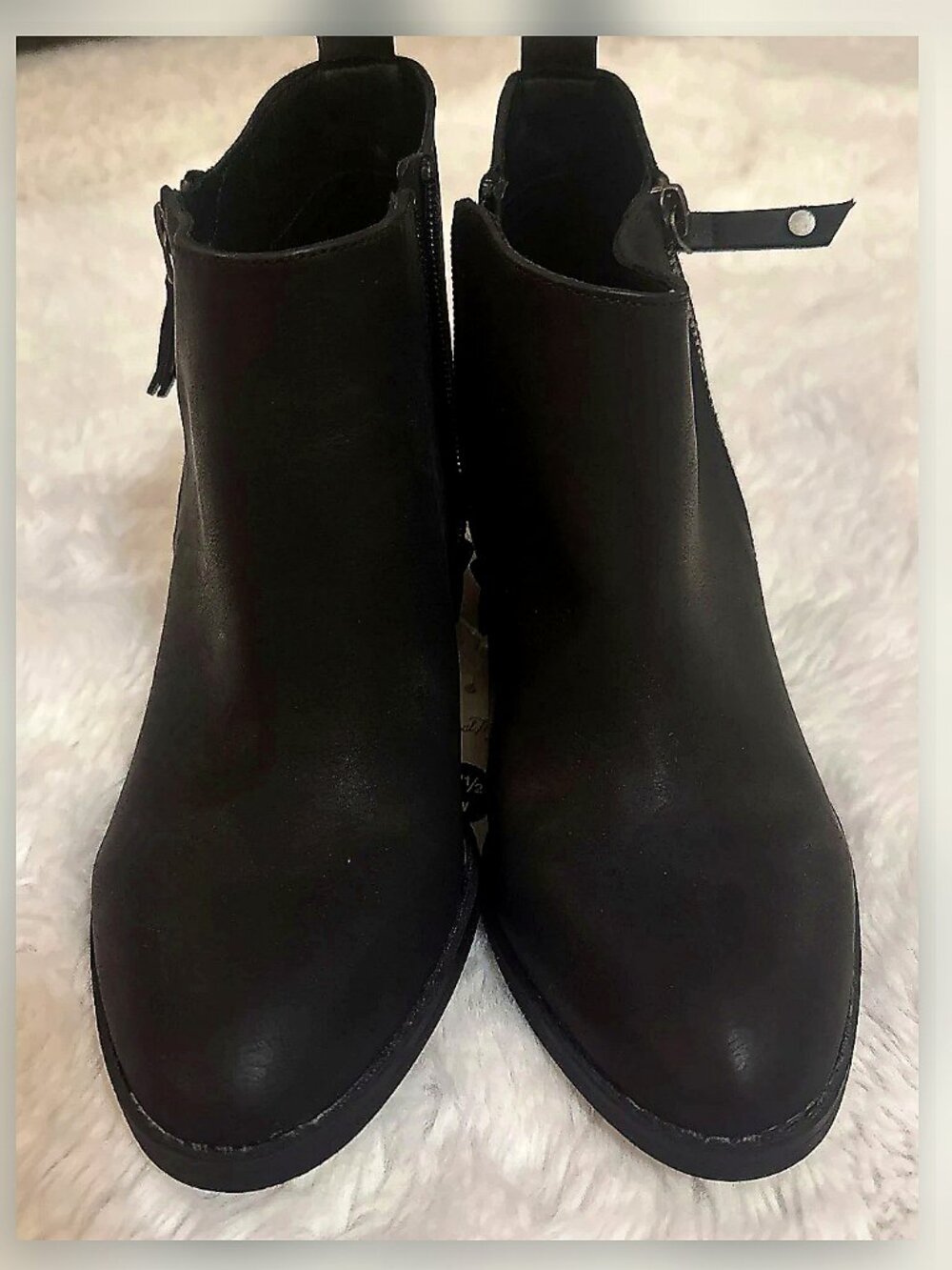 Black Ankle Booties – New With Tags – Target Size 7.5W